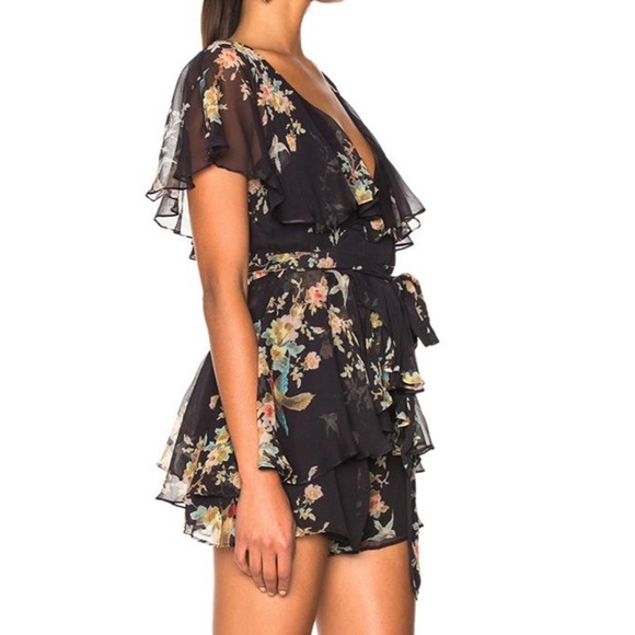 ZIMMERMANN
Maples Wrap Playsuit Black Bird… - Picture 2 of 8